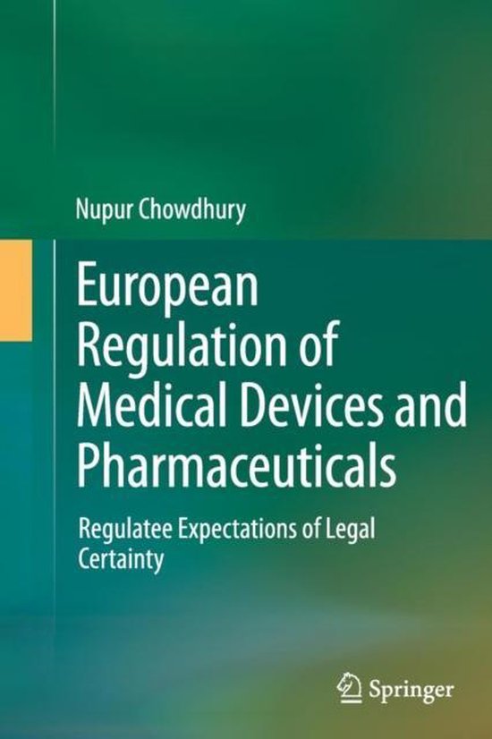 European Regulation of Medical Devices and Pharmaceuticals - cover
