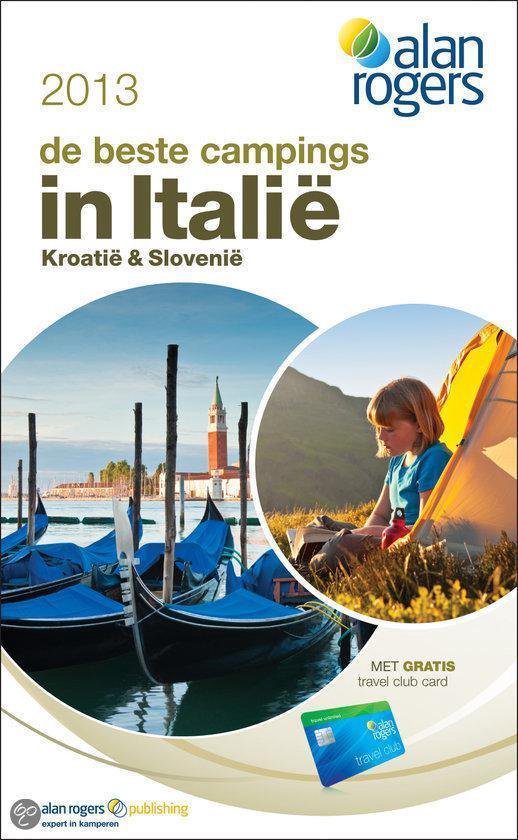Cover van het boek 'De beste campings in Italie, Kroatie en Slovenie 2013'