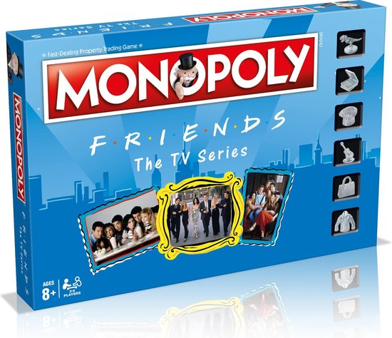 Thumbnail van een extra afbeelding van het spel Monopoly Friends - Engelstalig Bordspel