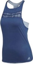 Adidas Melbourne Mouwloos T-shirt Blauw 40 Vrouw