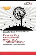 Esporulacion y Metabolitos de Hirsutella Thompsonii Fisher