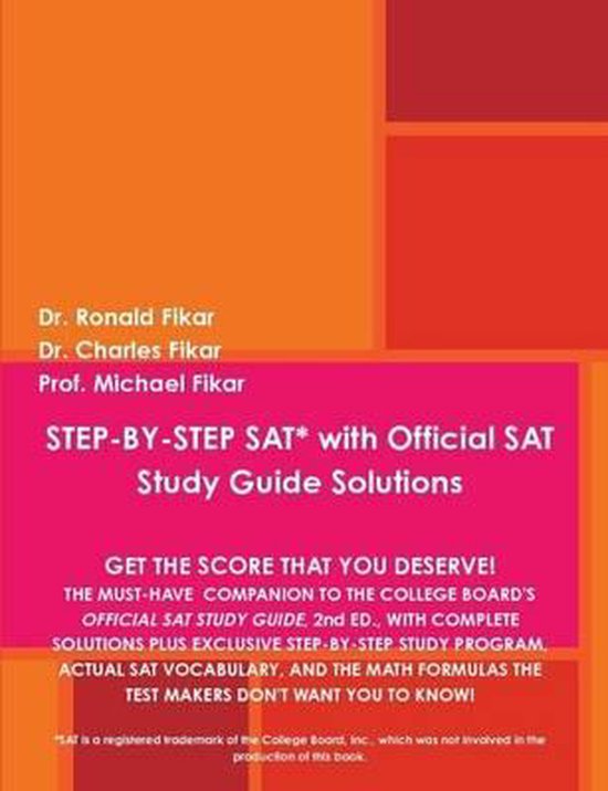 STEP-BY-STEP SAT with Official SAT Study Guide Solutions ...