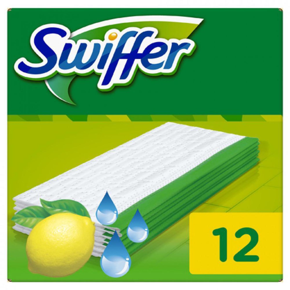 Swiffer - Vochtige Vloerdoekjes - 12 Navullingen