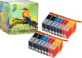 Ink Hero - 16 Pack - Inktcartridge / Alternatief voor de HP Officejet 920 920XL C2N92AE CD971AE CD975AE CD972AE CD973AE CD974AE 6000 6500 6500A 7000 7500A