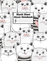 Blank Sheet Music Notebook