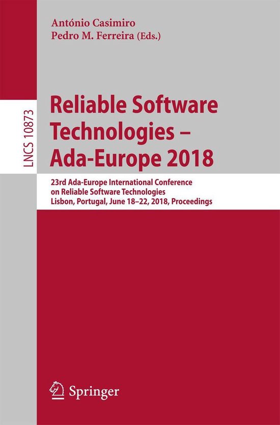 Springer Nature Proceedings Computer Science - Reliable Soft ... - cover