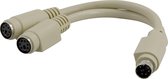 DELTACO DEL-104, Y-adapter voor PS/2