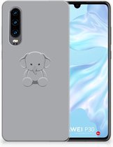 Huawei P30 Uniek TPU Hoesje Baby Olifant