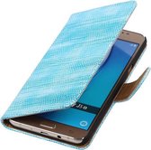 Coque de protection type livre Turquoise Mini Snake pour Samsung Galaxy J5 2016