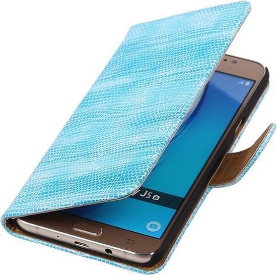 Coque de protection type livre Turquoise Mini Snake pour Samsung Galaxy J5  2016 | bol.com