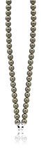 Zinzi zic401og - Zilverkleurige collier parels - Olijfgroen - 43 cm