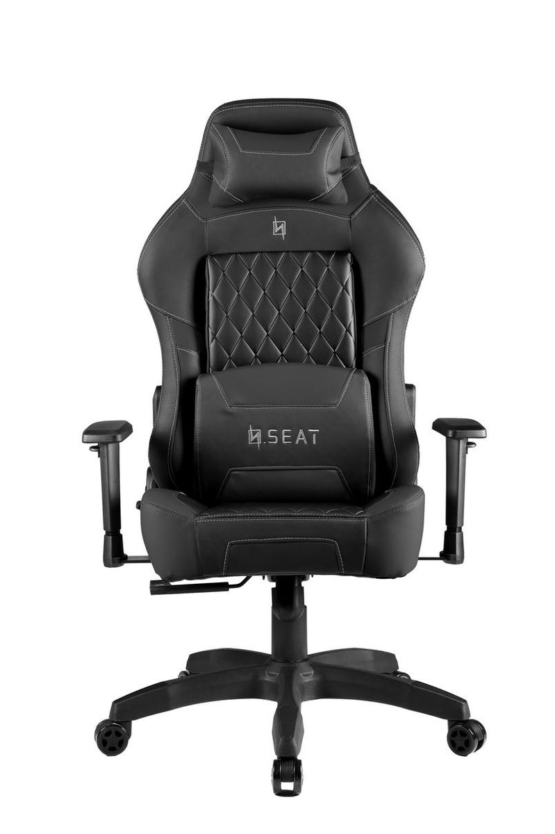 N. Seat PRO 500 Series Gaming Race / bureaustoel - Zwart/Zwart ( Ergonomisch & Comfortabel )