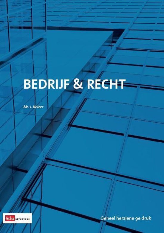 Bedrijf en recht. - cover