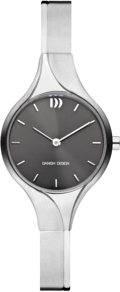 Danish Design Malva Horloge - Danish Design dames horloge - Grijs - diameter 28 mm - Titanium