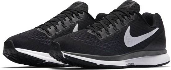 Nike Wmns Air Zoom Pegasus 34 Hardloopschoenen Dames - Black/White-Dark Grey-Anthracite Nike Wmns Air Zoom Pegasus 34 Hardloopschoenen Dames - Black/White-Dark Grey-Anthracite