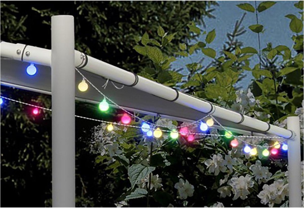 LED Multicolour Feestverlichting Prikkabel - 80 Lampen - 16 Meter - IP44