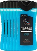 Axe Sport Blast For Men - 6 x 250  ml - Douchegel - Voordeelverpakkingen