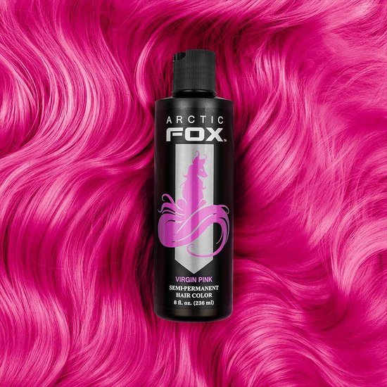 Virgin Pink, semi permanente haarverf roze - 118 ml - Arctic Fox | bol.com