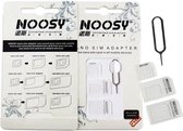 Universele Nano Sim adapters - 3 stuks, Nu met GRATIS Ejector pin - (De Maandelijkse Deal)