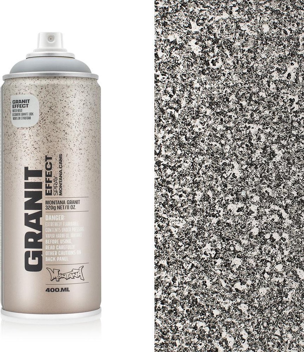 Montana Graniet Effect 400ml Spuitbus - Grijze granietlook