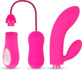 Dorr Fulfilled Vibrerende Eitje met G-spot Vibrator opzetstuk - roze