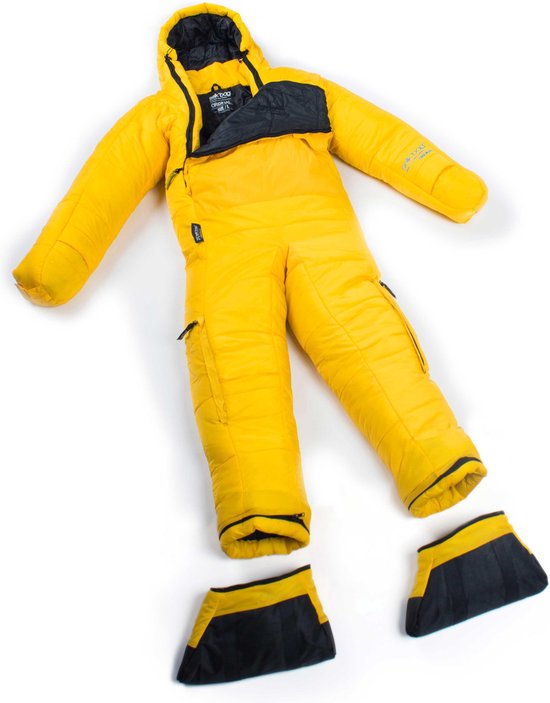 SelkBag Original Yellow Flare M (150-165 cm) – Premium slaapzak met armen  en benen | bol.com