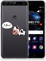 Coque Téléphone pour Huawei P10 TPU Silicone Etui Vache