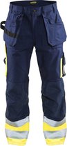 Blaklader Werkbroek High Vis 1529-1860 - Marine/High Vis Geel - D128