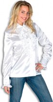 Rouches blouse wit dames 36 (s)