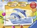 Ravensburger schilderen op nummer Springende Dolfijnen - Hobbypakket