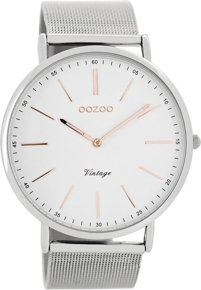 OOZOO Vintage horloge Zilver C7381