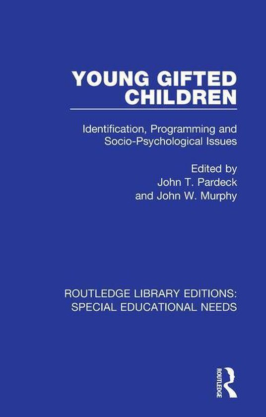 Routledge Library Editions: Special Educational Needs - Youn ... - cover