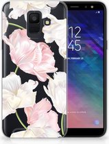 Geschikt voor Samsung Galaxy A6 (2018) TPU Hoesje Design Lovely Flowers