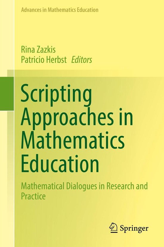 Advances in Mathematics Education - Scripting Approaches in  ... - cover