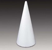 cône en polystyrène 12x27 cm