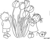 Rube & Rutje placemat R&R "Tulpjes" 30x40cm