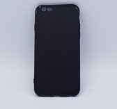 Geschikt voor iPhone 6 – hoes, cover – soft TPU – effen zwart