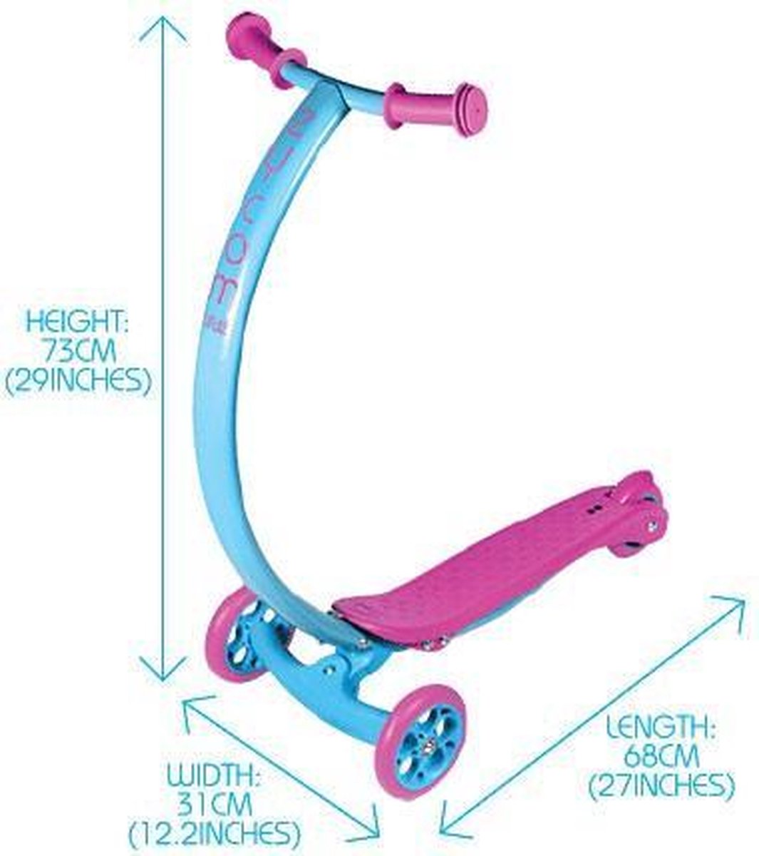 Zycom C100 cruz kinderstep wit / blauw