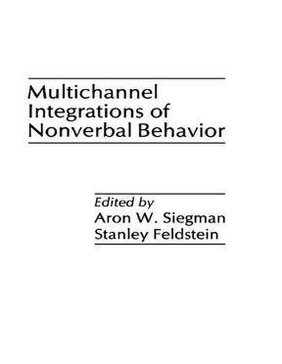 Multichannel Integrations of Nonverbal Behavior - cover