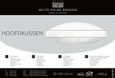 Katoenen Box Hoofkussen 50x60x10 cm De Lux (2-pack) (White House Bedding)