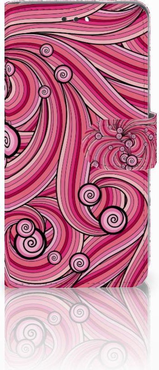 Nokia 3.1 (2018) Hoesje Swirl Pink