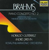 Brahms: Piano Concerto no 2, etc / Gutierrez, Previn