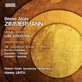 Leila Josefowicz - Anu Komsi - Jeni Packalen - Hil - Violin Concerto - Photoptosis - Die Soldaten, Voca (CD)