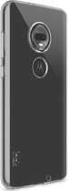 Shop4 - Motorola Moto G7 Hoesje - Zachte Back Case Transparant