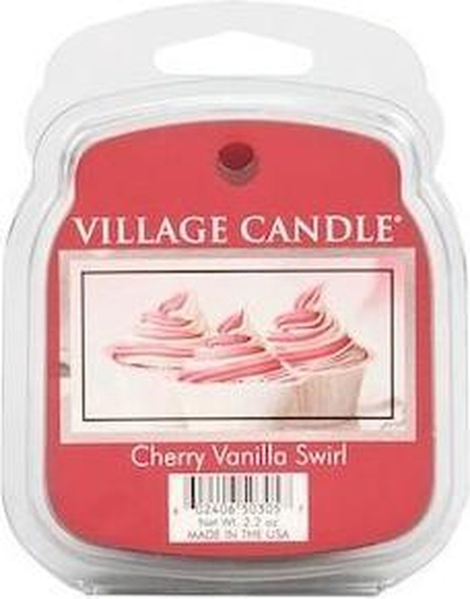 Village Candle Cherry Vanilla Swirl Wax Melt 48 branduren