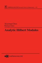 Chapman & Hall/CRC Research Notes in Mathematics Series - Analytic Hilbert Modules