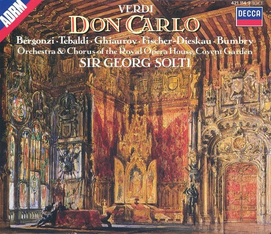 Verdi: Don Carlo / Sir Georg Solti, Bergonzi, Tebaldi