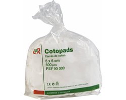 Cotopads - multifunctionele verzorgingspads uit superzacht katoen - 5 x 5cm