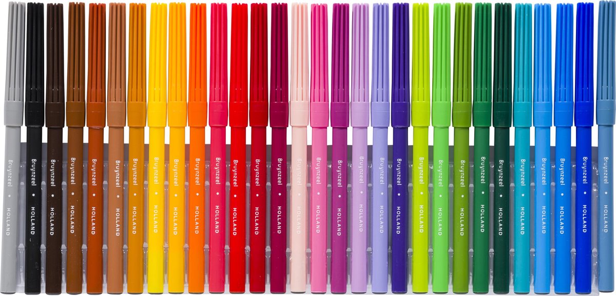 Bruynzeel Viltstiften set | 30 kleuren | bol.com