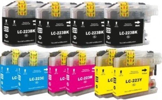 Brother Huismerk LC223 MediaHolland compatible inktpatronen Set 10